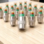 Cars Tire Air Pressure Monitor Alert 4 set Indicator Tire Valve Cap Gauge Car (New)