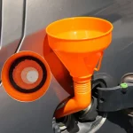 Refueling Funnel with Filter Motorcycle Refuel Gasoline Engine Oil Funnel Moto Car Long (New)