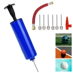 Flexible Hose Ball Pump Hand Pump Inflator Portable Basketball Pump Football Inflating with (New)
