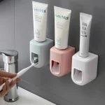Creative Wall Mount Automatic Toothpaste Dispenser Bathroom Accessories Waterproof Lazy Toothpaste Squeezer Toothbrush (New)