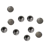 10 Pack Dental Orthodontic Lingual Button Bottom Bondable Metal Tongue Side Buckle Dentistry Materials (New)