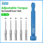 RELIFE RL-725 6-in-1 Adjustable Torque Screwdriver Set Strong Magnetic Screwdriver (New)