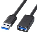 0.5 1 2 3 5 M USB Extension Cable 3 Data Cord For Laptop TV SSD USB (New)