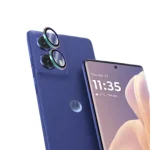Rear Camera Protector Glass Motorola Moto G85 Metal Ring (New)