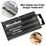 Full Grinding Mini Twist Drill 0.3 1.6mm 20 Set Woodworking Plastic PVC Circuit Board (New)