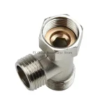 G1 2 3 Way T Adapter Bathroom Shower Faucet Water Splitter Toilet Shower Valve Spray (New)