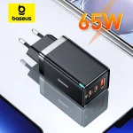Baseus 65W GaN Charger Quick Charge Type C PD Charger USB Charger QC4.0 (New)