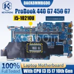 HP ProBook 440 G7 450 G7 Notebook Mainboard DA0X8MMB6D0 (New)