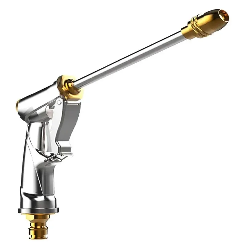 S10b64f0316b647a8bcd09a9cffb7df70Z Garden Sprayer High Pressure Water Hose Nozzle Adjustable Spray Gun For Watering Plant (New) - Image 1