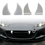 Car Front Grille Teeth Decor 3D Printed Vampire Tooth Decor Suitable for Cars (New)