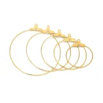 20 Stainless Steel 20 25 30 35 40 45mm Hoop Earrings Big Circle Ear Wire Earring Hooks Connector (New)