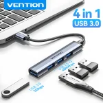 Vention 4 in 1 USB 3 Hub Multi Splitter USB (New)