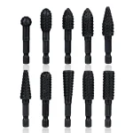 5 10 Rotary Burr Rasp Set Wood Carving File Rasp Drill Bits 1 4 Hex (New)