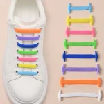 16 Elastic Shoe Laces All Sneakers Silicone Stretch Shoelaces Unisex Fashion No (New)