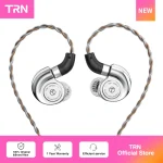 TRN Conch Earphone High Performance DLC Diamond Diaphragm Dynamic In Ear Monitors Tuning Nozzle Filters (New)