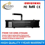 FTD6M 7.6V 22Wh 2750mAh Battery Dell Latitude7285 2-IN-1 KEYBOARD (New)