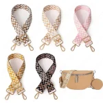 Nylon Shoulder Bag Strap Adjustable Women Handbag Replacement Strap Metal Buckle Soft Strap (New)