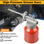 250ML Oil Can Pump Oiler Bottle Manual Oiler for Oiling Lubrication Oiler Oil (New)
