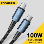 Essager USB C To USB C Cable PD100W 60W Fast (New)