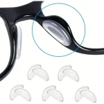 2 5Pairs Packs Adhesive Eyeglass Nose Pad Anti Slip Stick On Silicone Nose Pad for Sunglasses (New)
