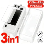 3in1 Tempered Glass&Transparent Case KODAK Charmera 1987 Mini Digicam (New)