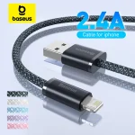 Baseus USB Cable for iPhone 14 13 Pro Max Fast Charging USB Cable (New)