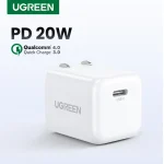 ã€US Plugã€‘UGREEN USB Type C Charger 20W PD Fast Charger for iPhone 15 (New)