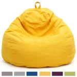 Lazy Sofa Cover Comfortable Large Bean Bag Cover without Filler for Home Bedroom (New)