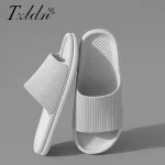 TZLDN Women Summer Slippers Men Home Shoes Household Indoor Bathroom Bathing Couple EVA (New)