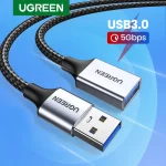 Ugreen USB 3 Cable USB Extension Cable Male to Female Data Cable USB3.0 (New)