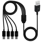 1.5m 1m 0.3m Type C 1 to 4 3 2 Port Type C USB (New)
