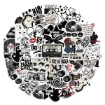 50 Creative Black Y2K Creative Stickers Premium Phone Cases Laptop Water Cups Refrigerator (New)