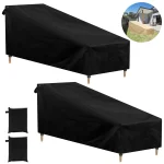 1 5 Outdoor Lounger Protective Cover Waterproof Anti UV Garden Patio Furniture Cover for Sunbed (New)