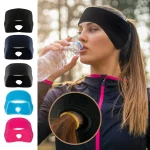 1 Ponytail Headbands Winter Windproof Ear Warmer Running Headbands Warm Head Wraps Sport (New)