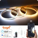CCT 2700K 6500K Changeable Lamp Tuya Smart Home COB LED Strip Alexa Light Linear (New)
