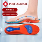 Orthopedic Insoles Arch Support Insole Flat Feet Plantar Fasciitis Shoe Pads Quality Leather (New)