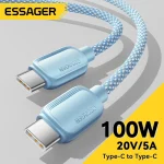Essager 100W USB Type C To USB C Cable 5A (New)