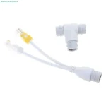 2-in-1 POE Splitter Three-Way RJ45 Connector Security Camera Installation (New)