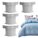 Universal Non Slip Bed Sheet Clips Corner Tightener Invisible Bedspread Secure Holder for Mattress (New)