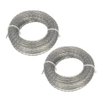 2 Sets Core Reinforced Grass Trimmer Line 2.0  4.0mm X10m (20m) Line Spool For (New)