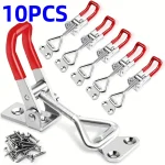 10 2 Adjustable Toggle Clamp Latch Heavy Duty Toggle Latches Holding Capacity Pull Latch (New)