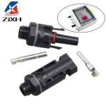 1 Pair Solar Photovoltaic Connector Male Female Solar Panel Waterproof Plug and Tool (New)