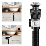 Anti Odor Drainage Pipe Washbasin Wash Basin Anti Odor Horizontal Drainage Pipe Basin (New)