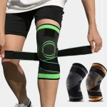 Knee Compressions Sleeve with Adjustable Straps for Running Working Out and Sports Wearing (New)