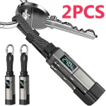 2 1 4 in 1 65W Keychain Charging Cable USB C Cable with V A W (New)