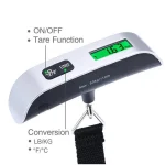 10g 50kg Portable Scale Digital LCD Display Electronic Luggage Hanging Suitcase Travel Weighs Baggage (New)