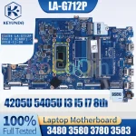 LA-G712P Dell 3480 3580 3780 3583 Notebook Mainboard 4205U (New)