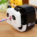 Random Logo Sign Animal Shaped Cartoon Panda Tiger Pencil Sharpener Kids School Sipplies (New)