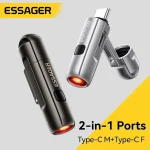 Essager Type-C Cigarette Lighter 2 in 1 Air Blowing Lighter (New)