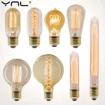 E27 Retro Edison Bulb 220V 40W ST64 G80 G95 G125 Ampoule Vintage Edison (New)